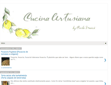 Tablet Screenshot of cucinaartusiana.com
